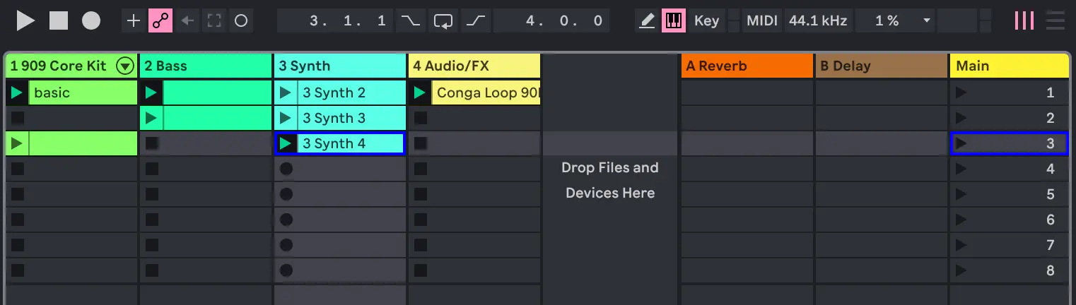 30-Day Template in Ableton Live