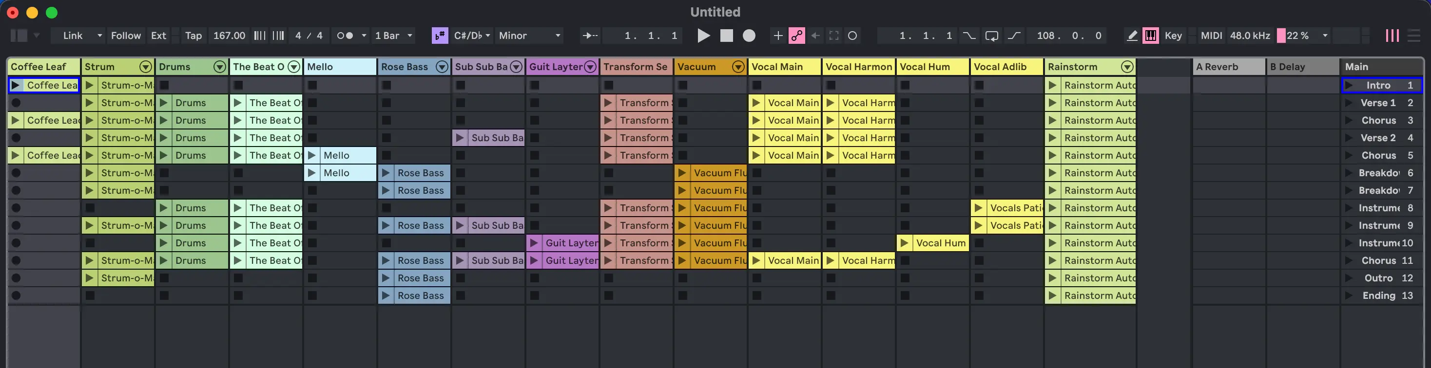 Ableton Live Session View