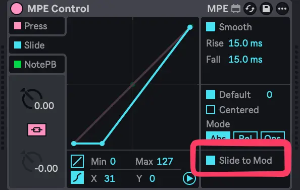 MPE Control Ableton