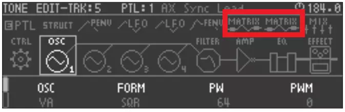 roland mc 707 matrix control