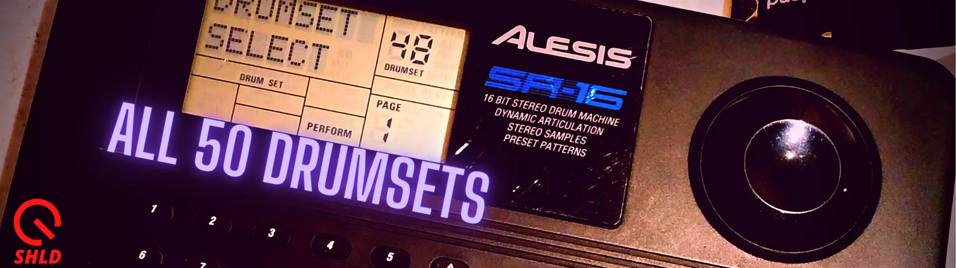 SHLD sample packs - Alesis SR-16 multi-samples